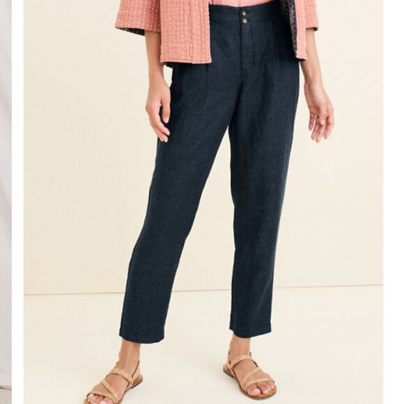 Linen Trousers by Garnet Hill, perfect condition - Picture 1 of 2